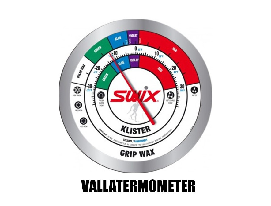 Swix Vallatermometer för väggmontering utomhus i skuggan